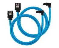 CORSAIR Premium 60cm sleeved 2szt (kątowe) Niebieskie CC-8900285 - 739238 - zdjęcie 1
